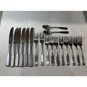 Vintage‎ rebacraft stainless flatware Japan Silverware Set Lot Of 18